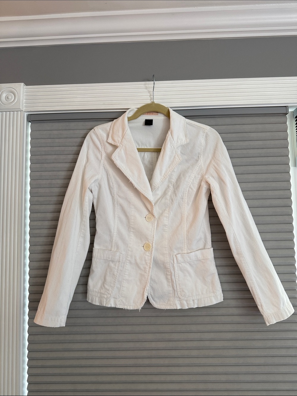 Forever21 Women's white corduroy Blazer Jacket